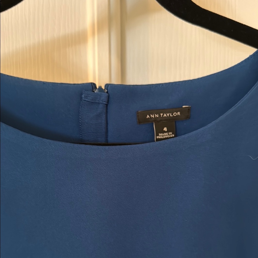 Ann Taylor Teal Shift Dress